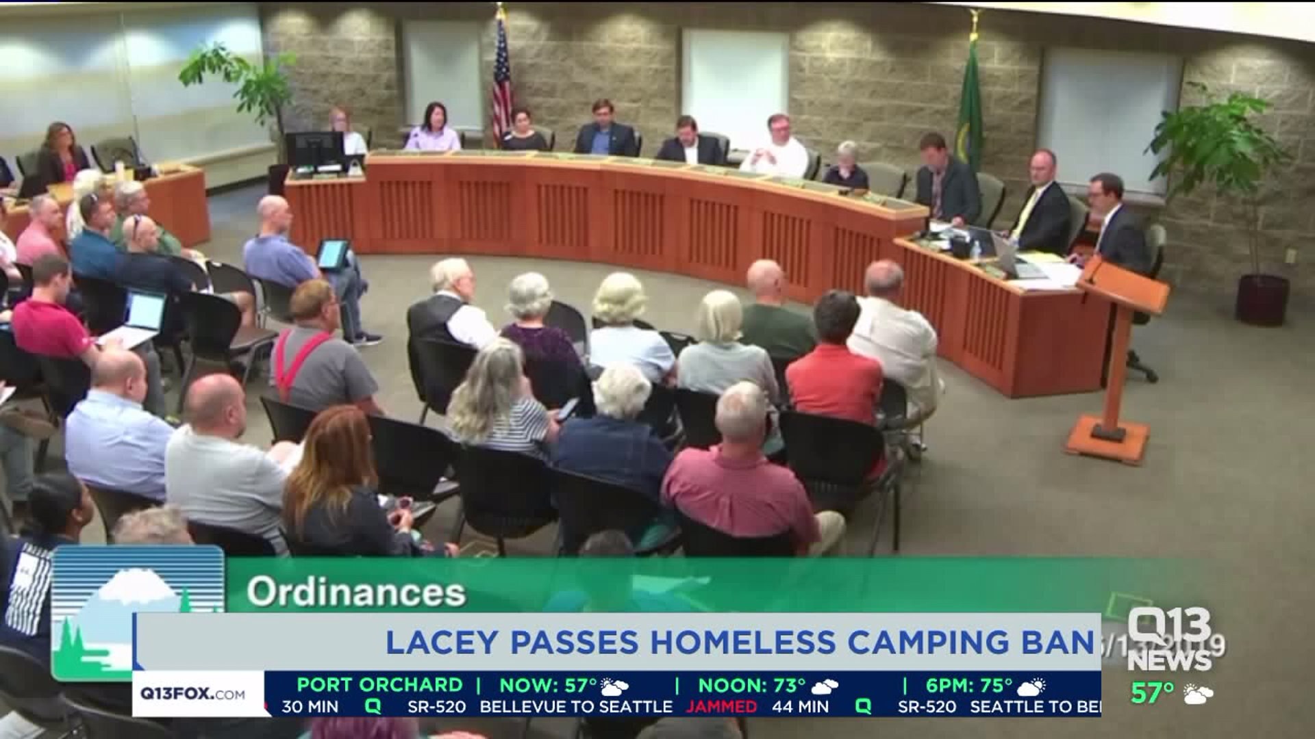Lacey passes homeless camping ban