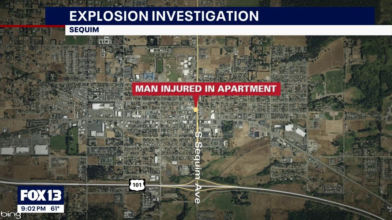 Explosion reported inside Sequim apartment