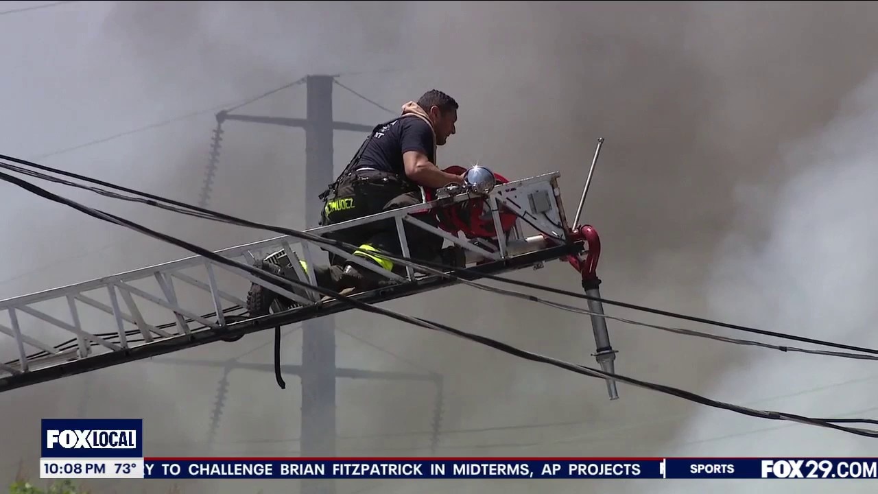 2 fires spark air quality checks in North Philly  