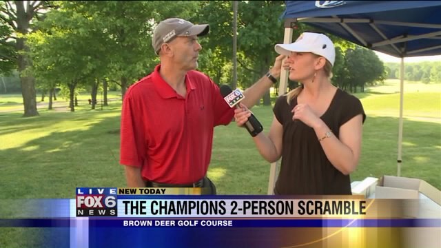 Laura gets details on The Champions 2-Person Scramble