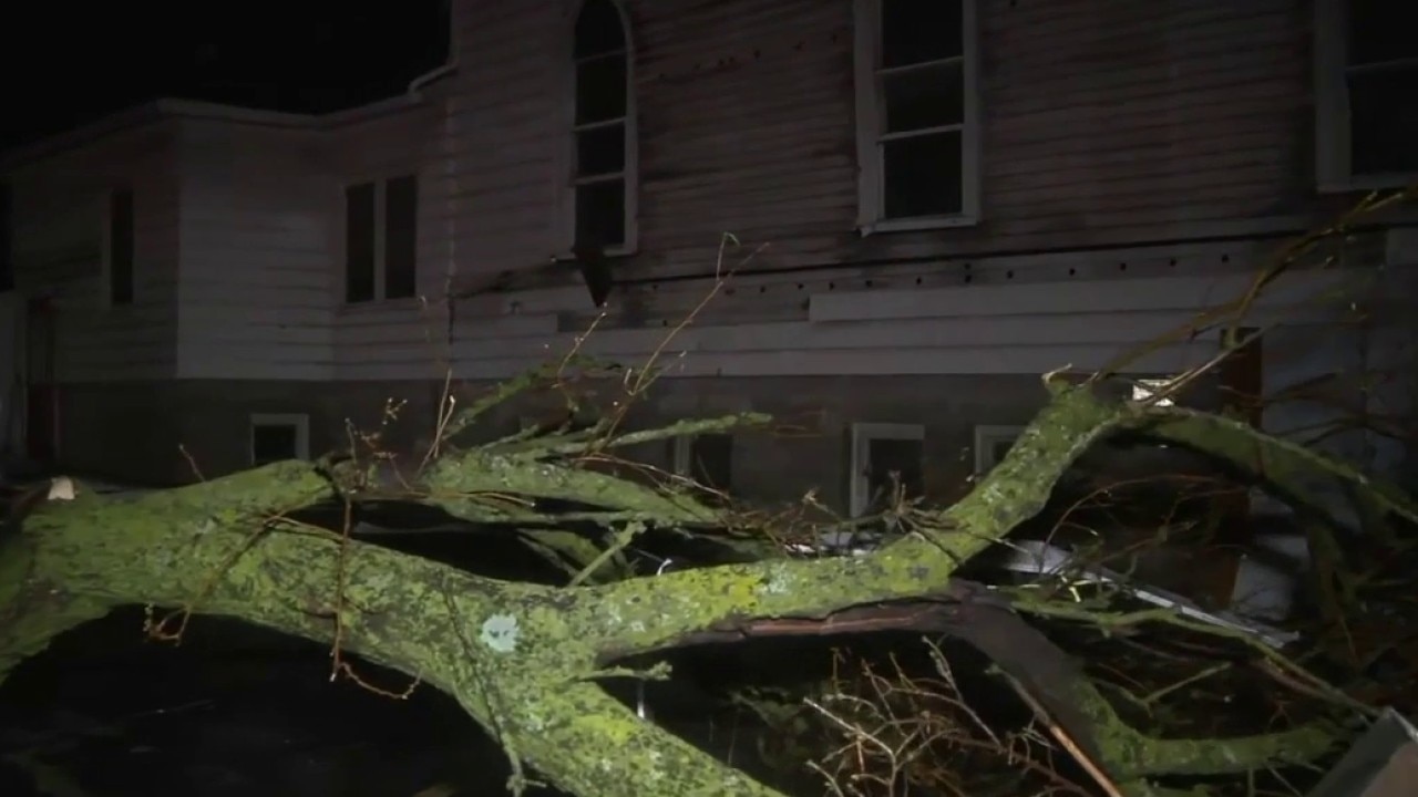 Storm damages church: 'God saved it' 