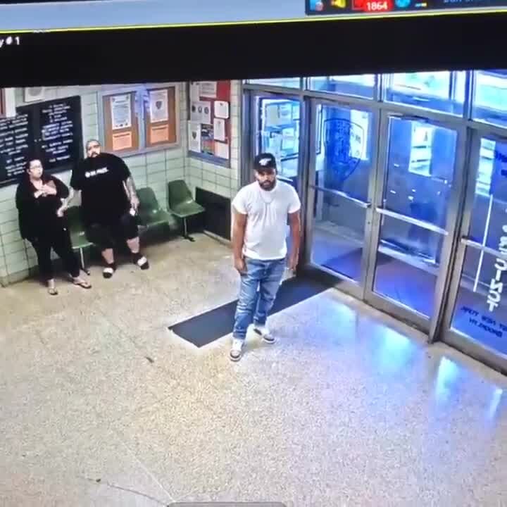 Man tasered in police precinct