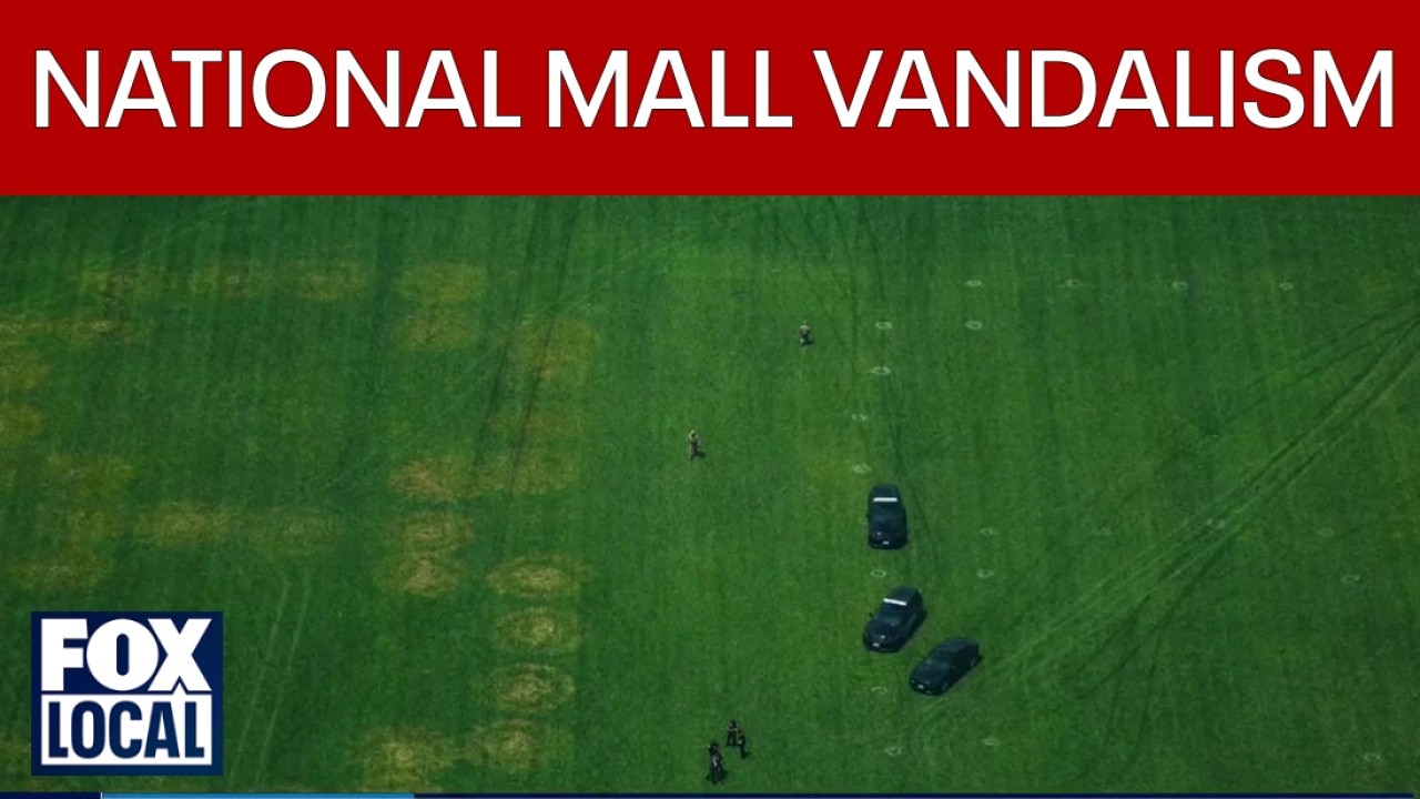 Police investigating '8647' vandalism on National Mall as threat against Trump