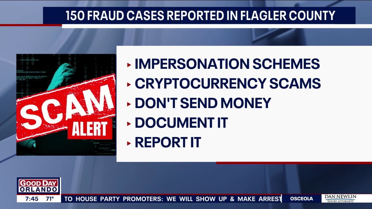 Flagler County Sheriff Rick Staly addresses surge in scams