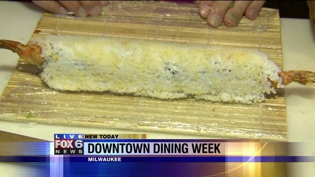 Laura learns how to make sushi as she previews Downtown Dining Week