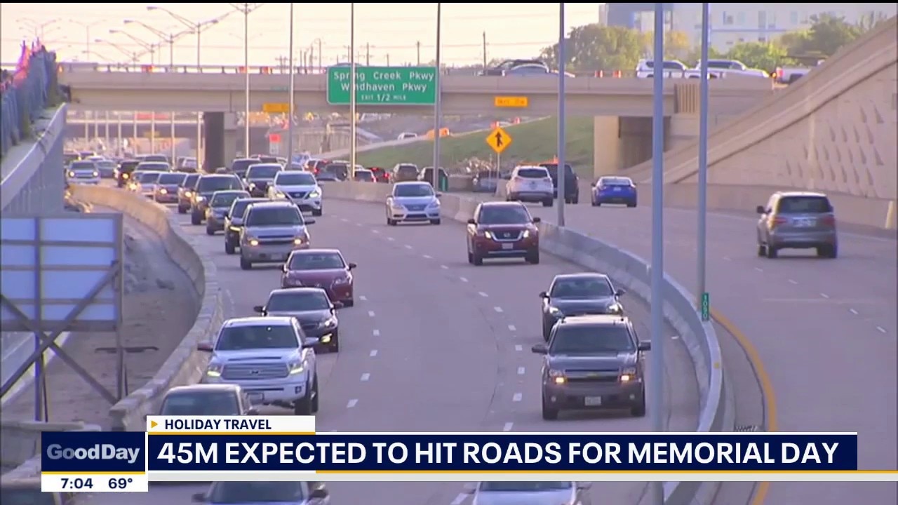 45M expected to hit roads for Memorial Day