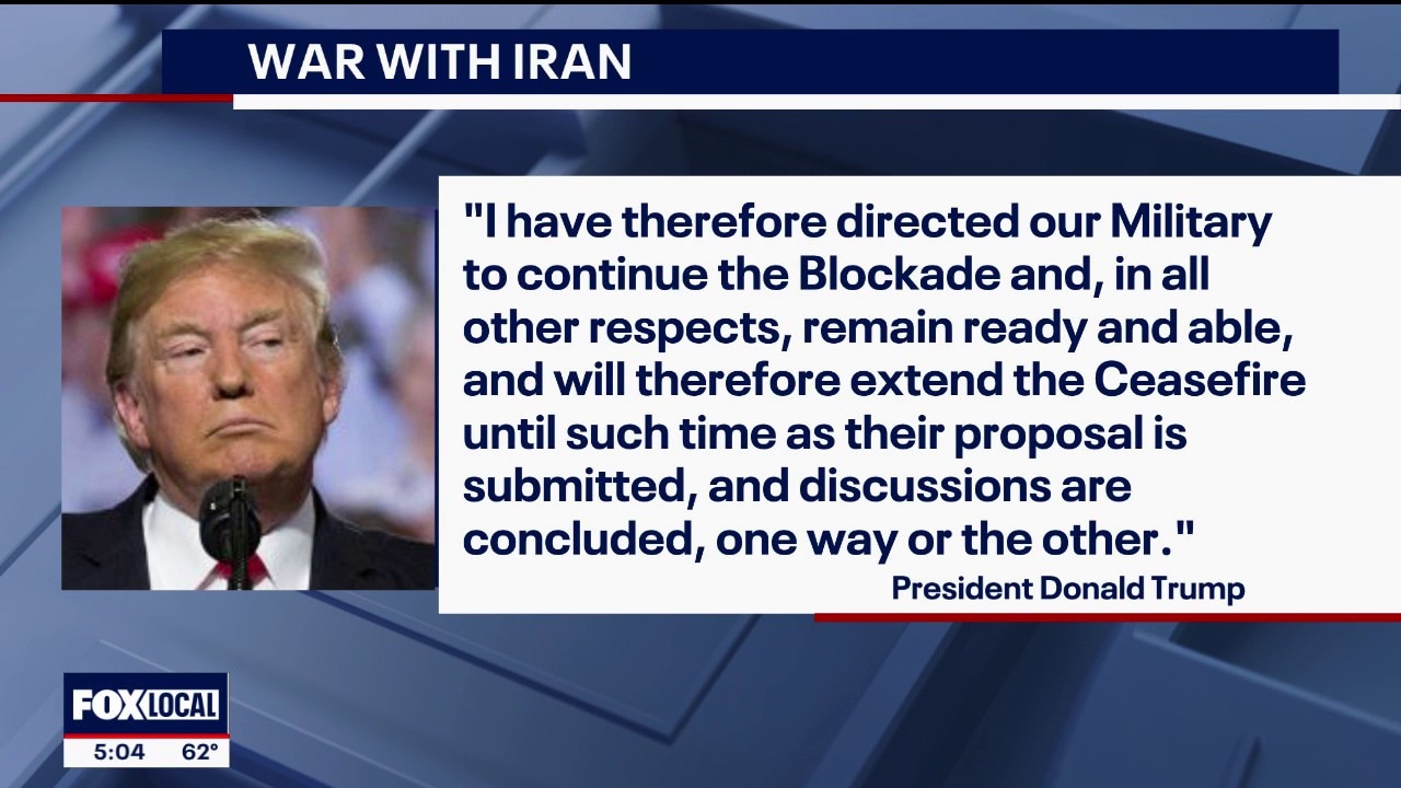 Trump extends ceasefire with Iran