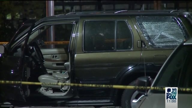 Man gunned down in SUV in Kent parking lot