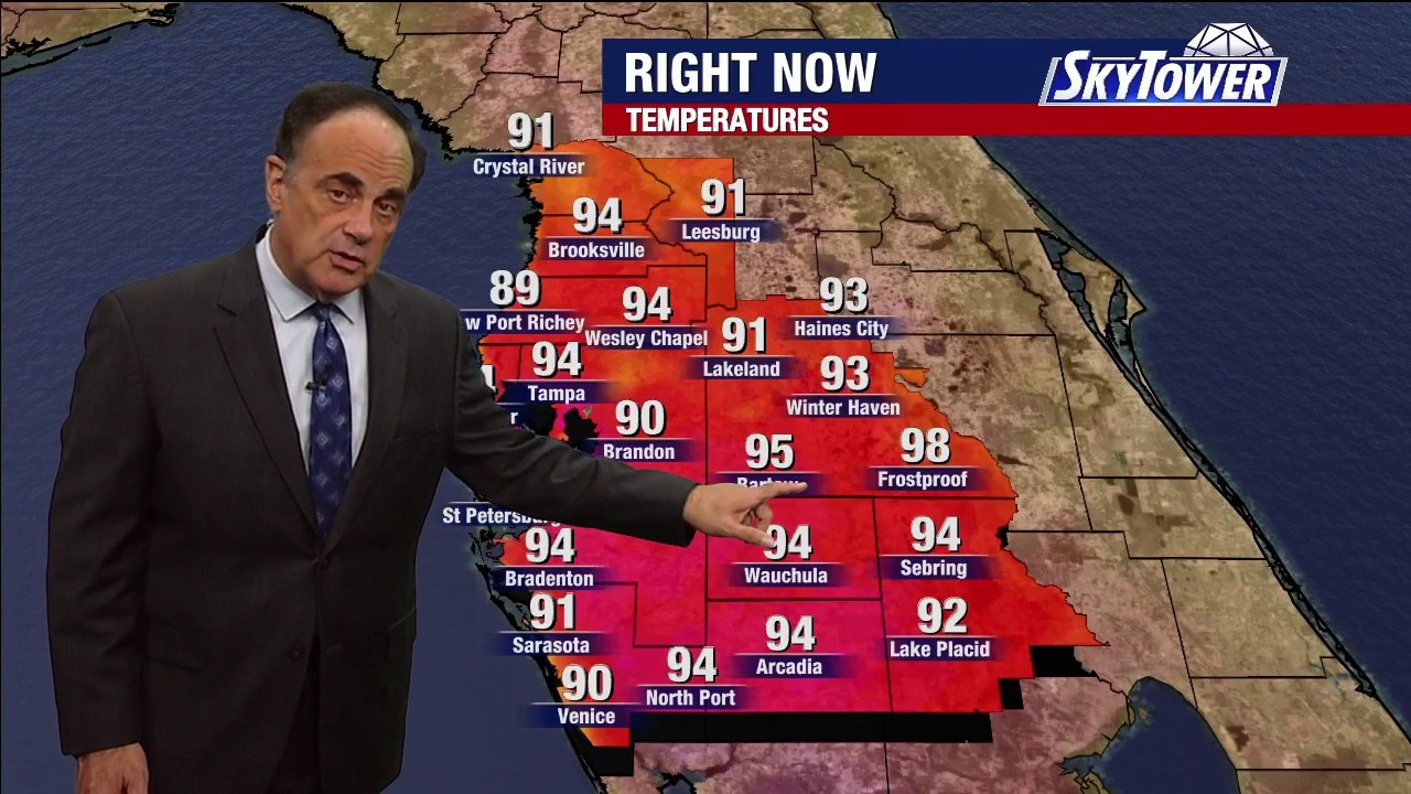 Tampa weather | Monday evening forecast