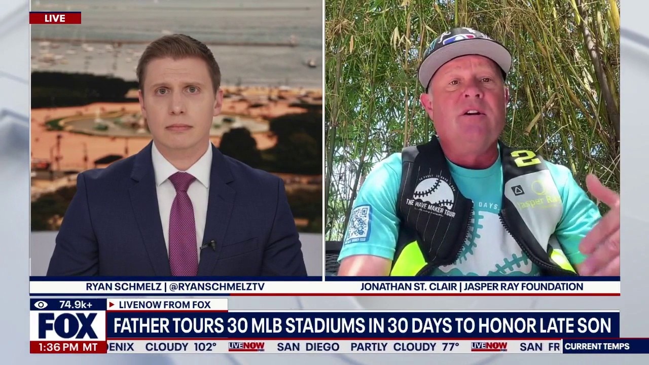 Father visits 30 MLB stadiums to honor late son 