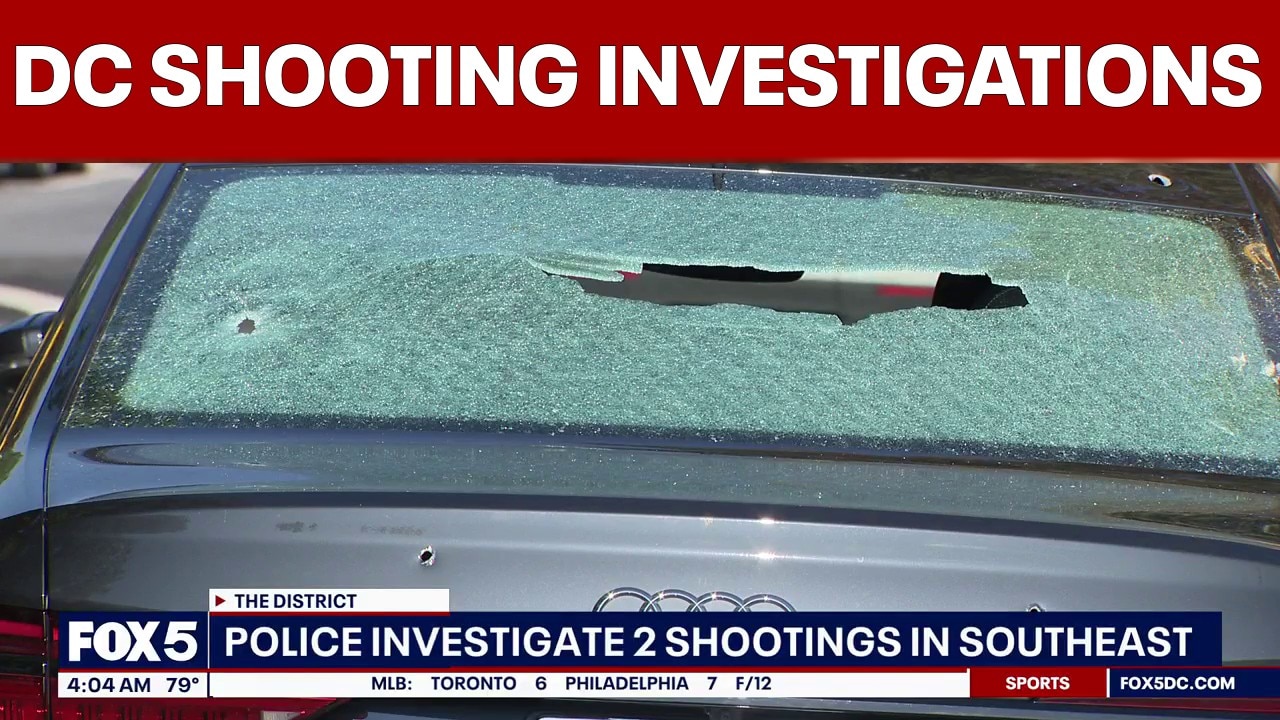 Police investigate 2 shootings in southeast DC | FOX 5 AT 4AM