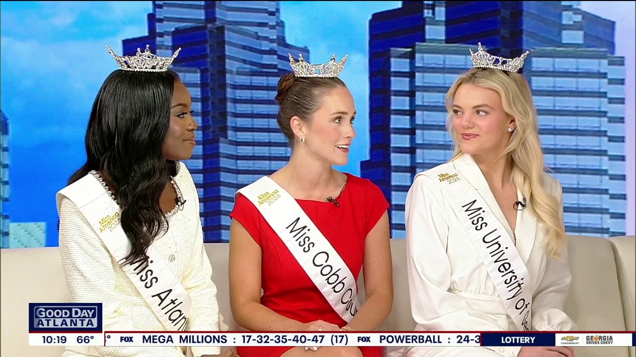 Miss Georgia contestants visit Good Day Atlanta 
