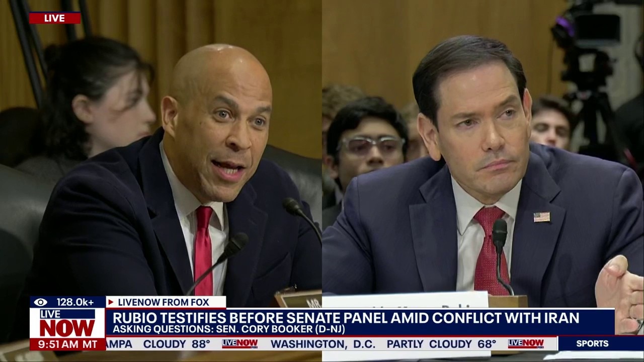 HEATED EXCHANGE: Booker, Rubio back-and-forth