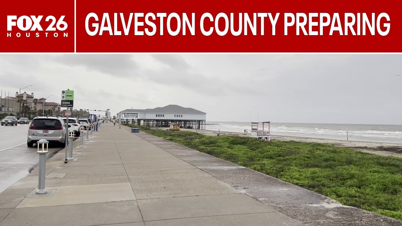 Galveston County officials preparing for storm