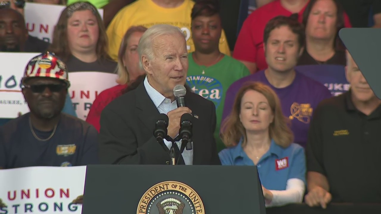 President Biden speaks at Laborfest in Milwaukee