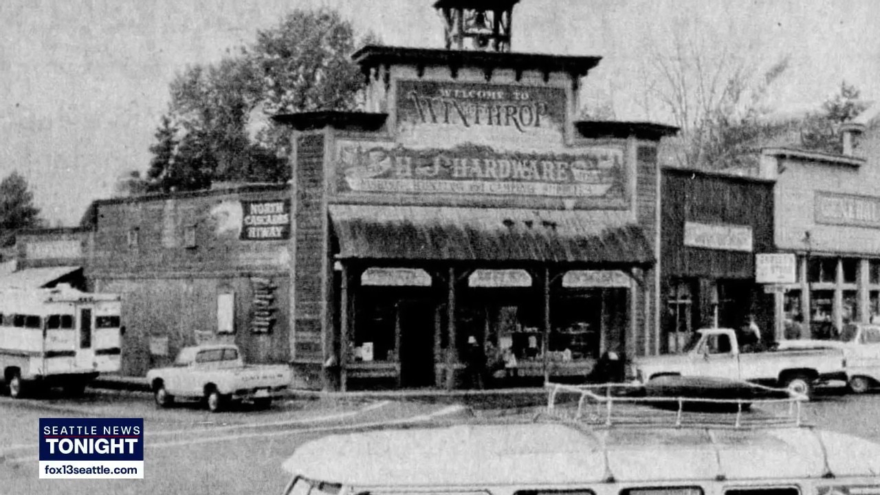 Historic Winthrop, WA threatened by wildfire