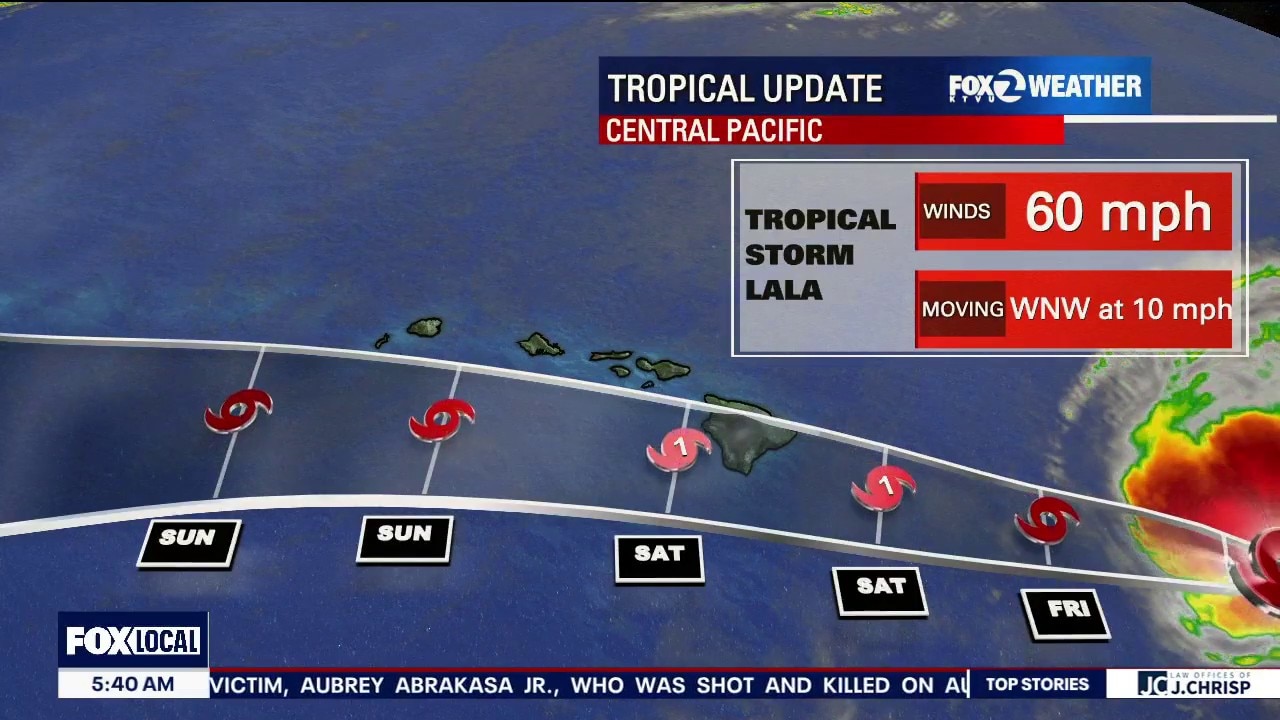 What tropical storm 'Lala' could mean for Hawaii
