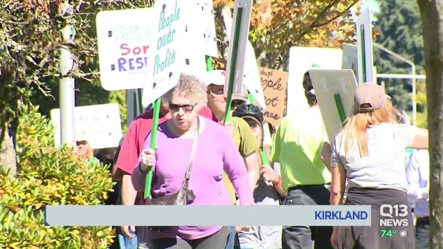 Pipeline protest