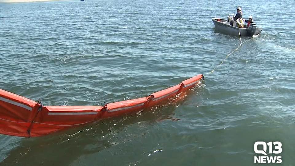 Mock oil spill exercise on Puget Sound