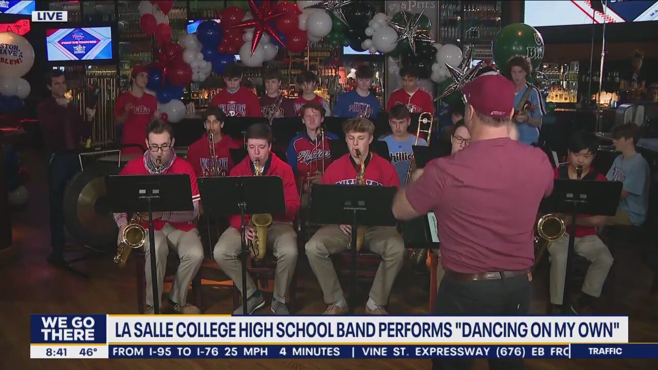 La Salle College High School band performs 'Dancing on my Own'
