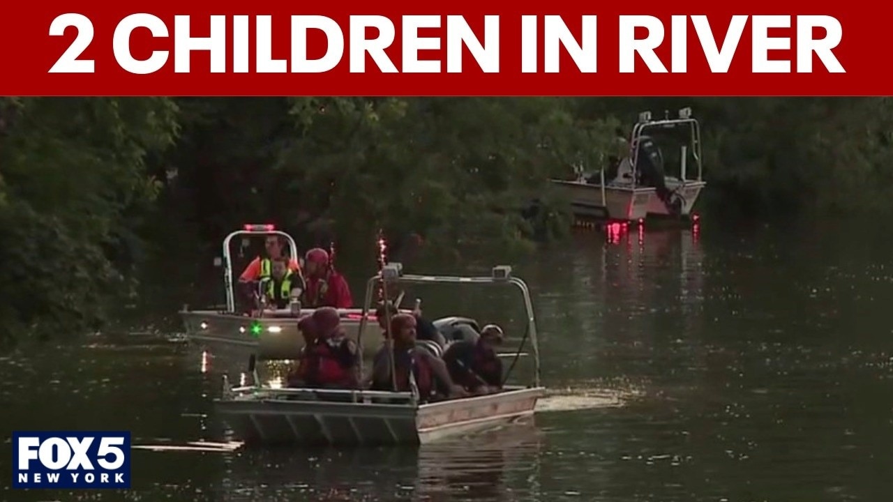 Multiple boats searching for 2 children in Passaic River