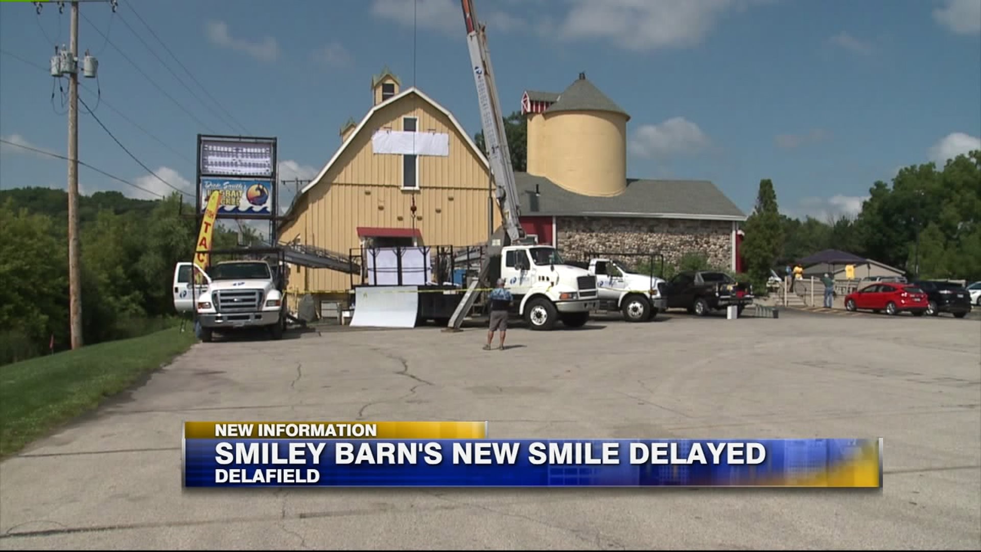 Smiley Barn reconstruction put on hold due to unstable walls