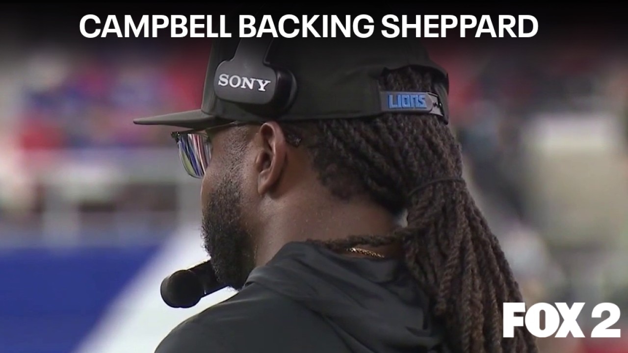 Dan Campbell's got Kelvin Sheppard's back, despite early struggles