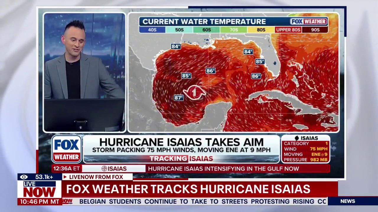 Isaias becomes first Atlantic hurricane of 2026