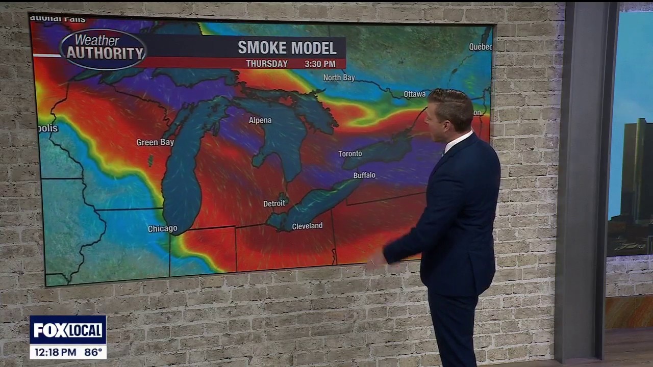 Smoke and heat highlight the local forecast