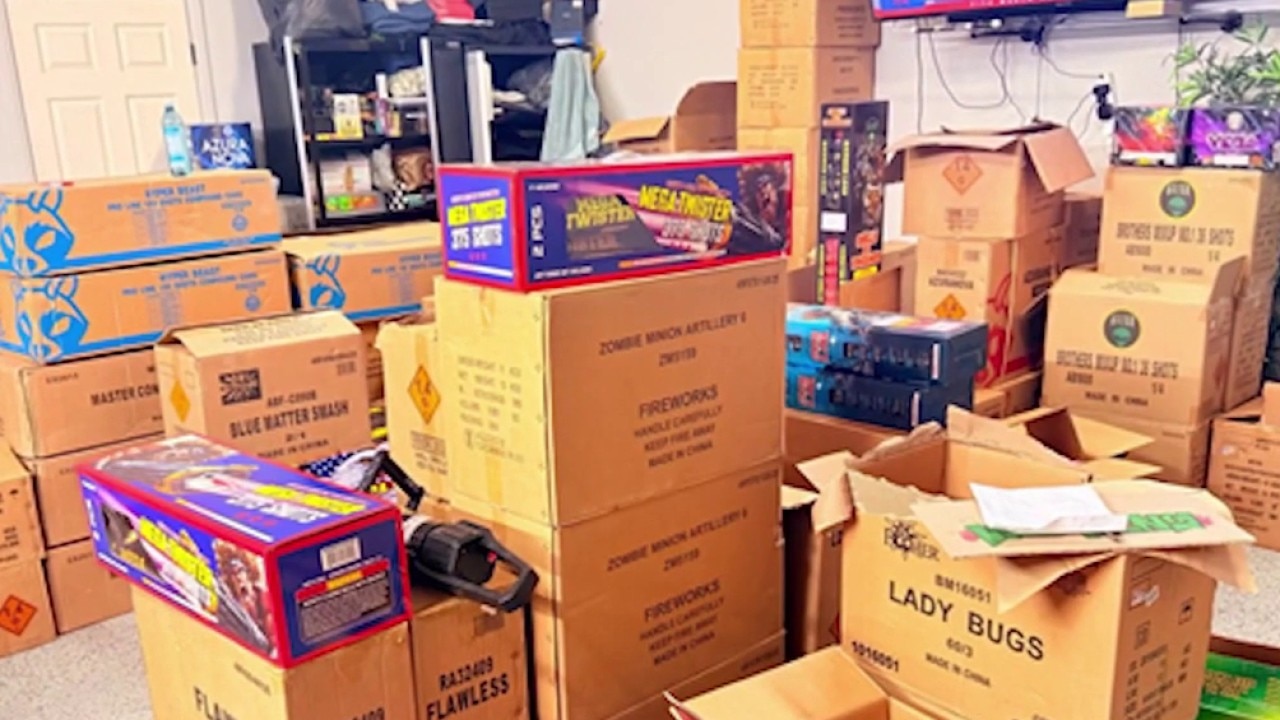 $120K fireworks cache seized before 4th of July