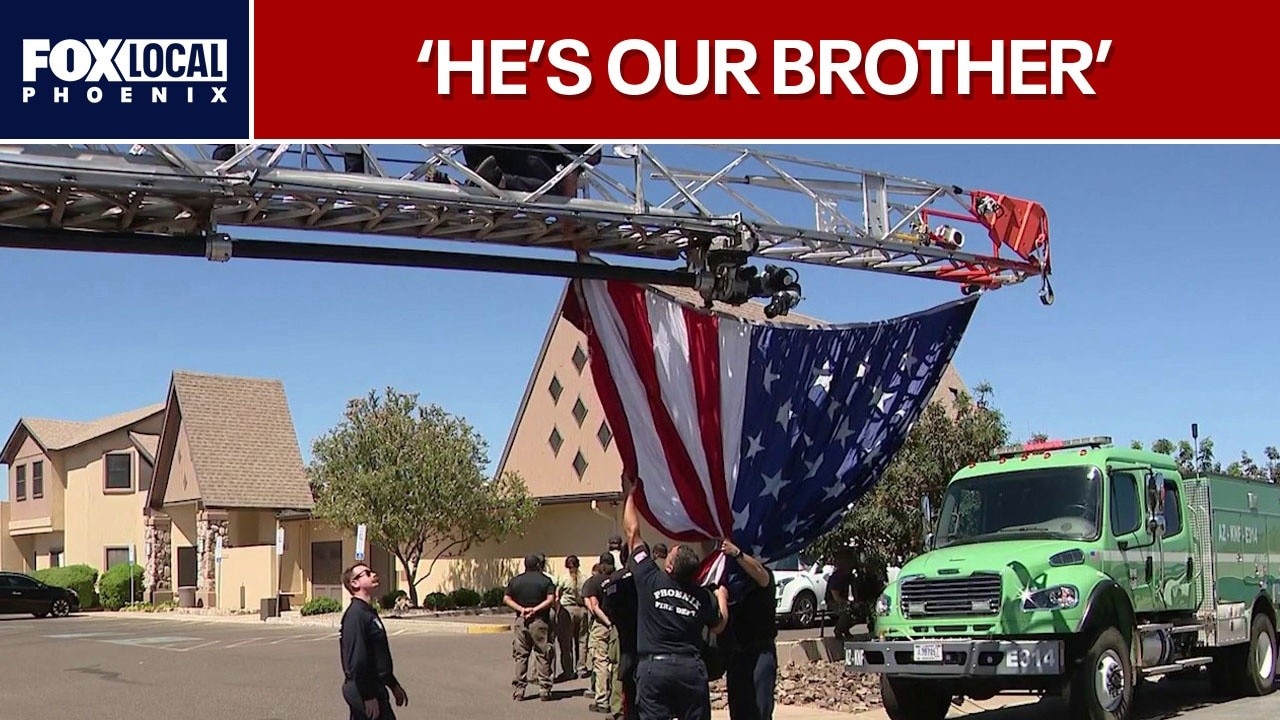 Procession held for firefighter Nick Hutcherson
