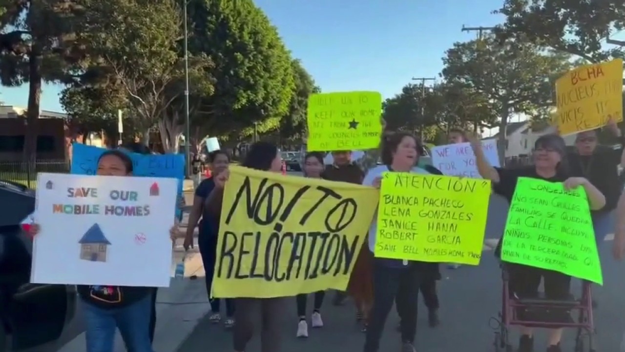 Residents urge city to stop Bell mobile home park closure