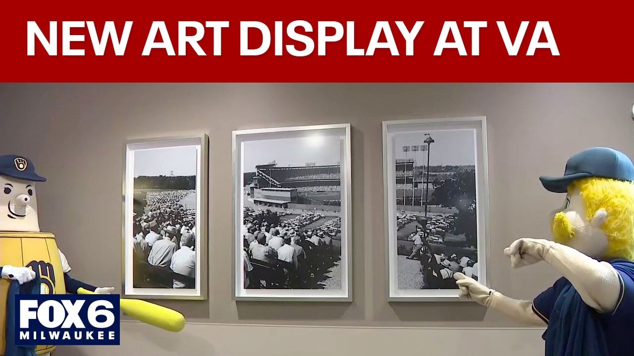Art installation at Milwaukee VA Medical Center