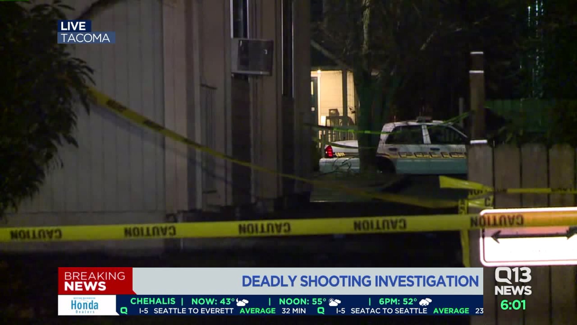 Deadly shooting in Tacoma