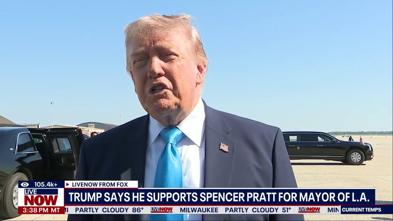Trump supports Spencer Pratt for L.A. Mayor