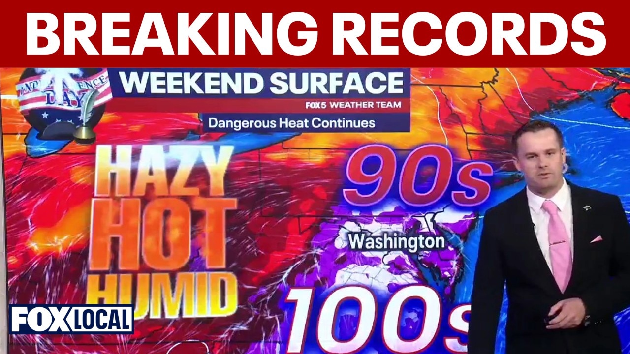 DC weather forecast: Record-breaking heat expected to continue