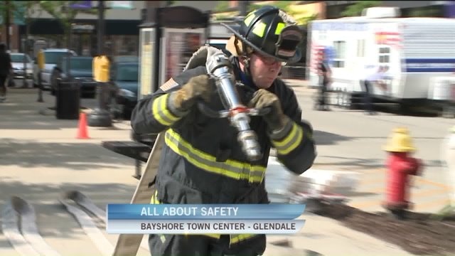 Kramp talks car seat and fire safety at Bayshore Town Center
