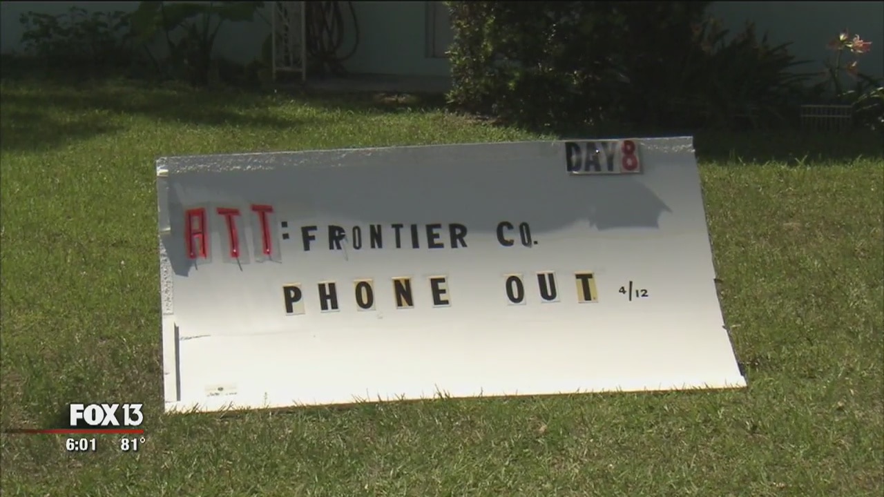 Many customers still without Frontier service