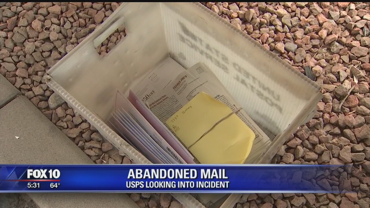 USPS looking into abandoned mail incident
