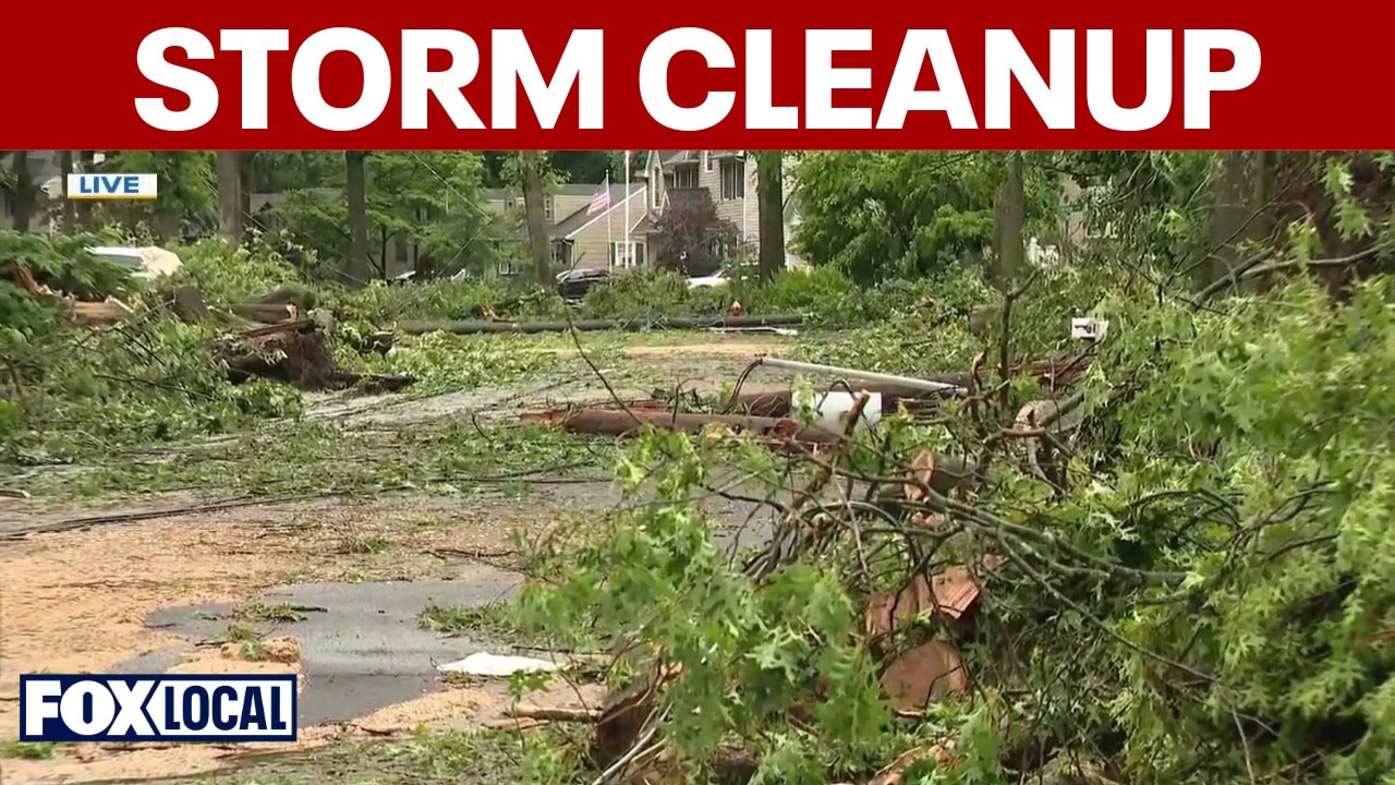 Tri-state area cleaning up from weekend storms