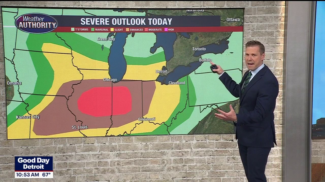 Severe storms and flooding possible Wednesday