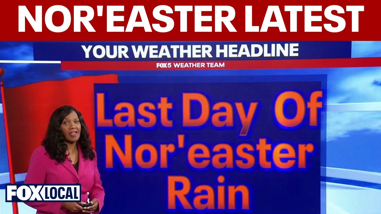 Nor'easter brings rain, coastal flooding before 80-degree warm-up