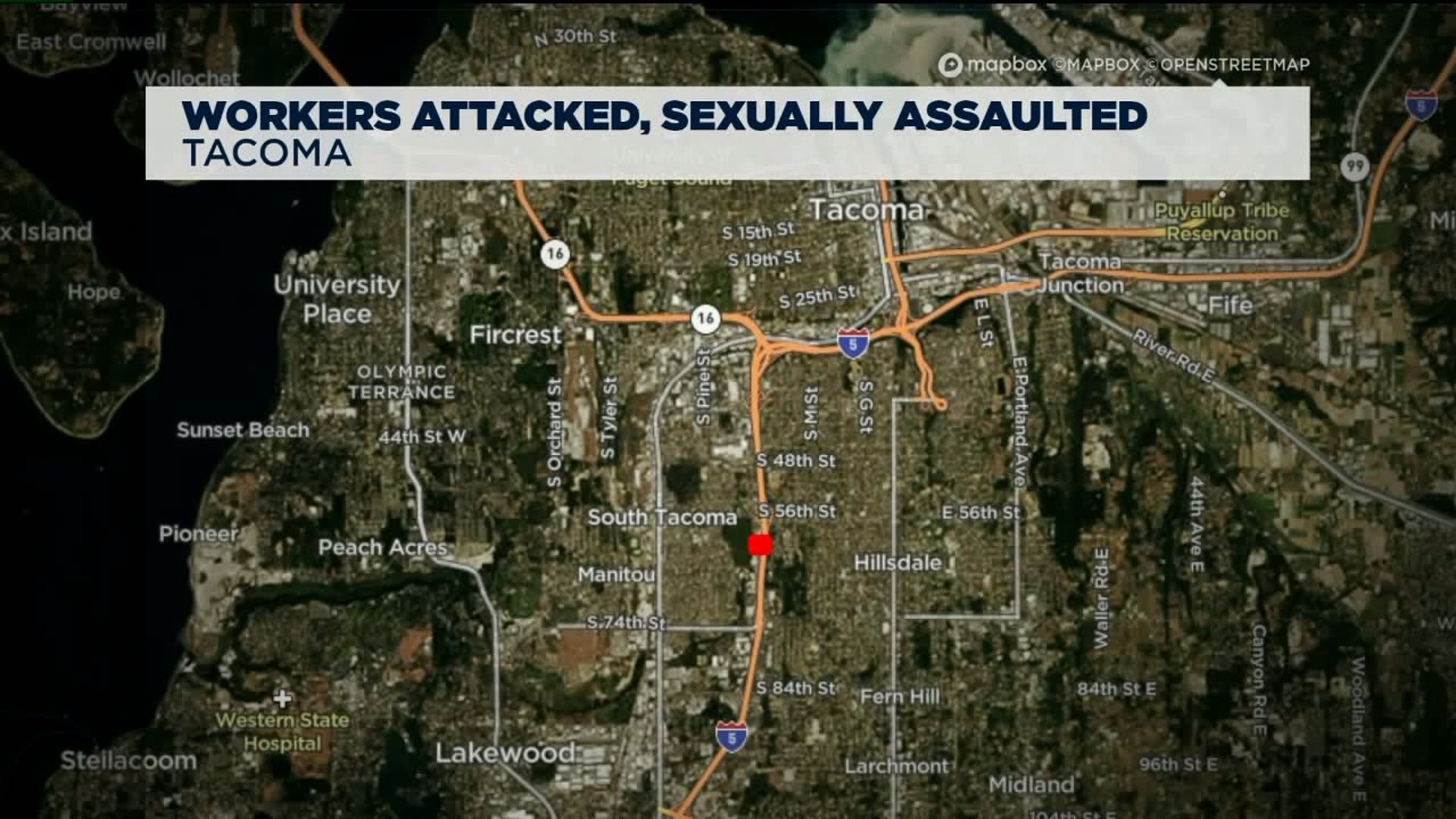 Suspect sought in Tacoma attack, sexual assault