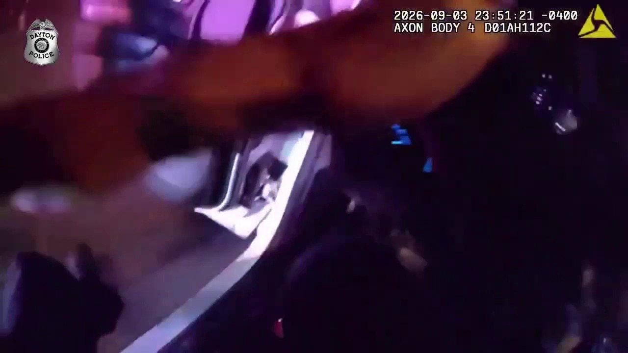 Dashcam shows stolen police cruiser crashing through Ohio home