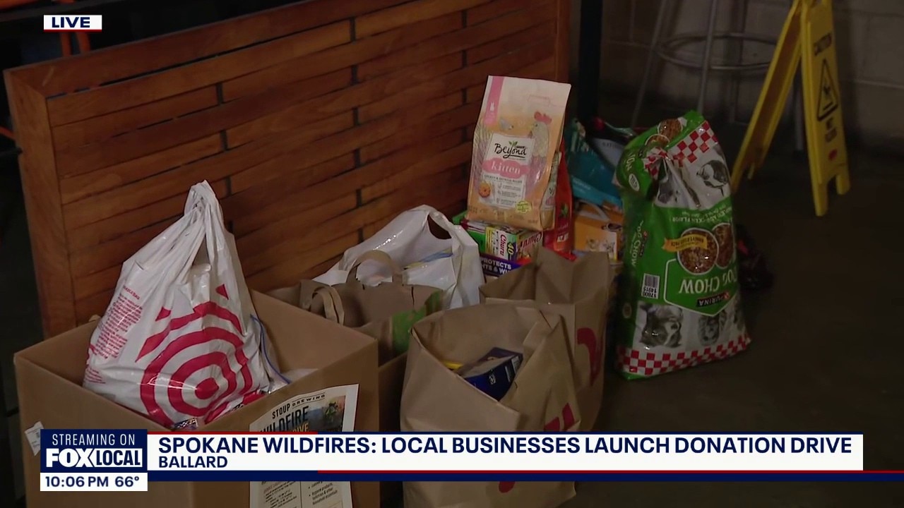 Western Washington breweries hold donation drive for Spokane wildfire victims