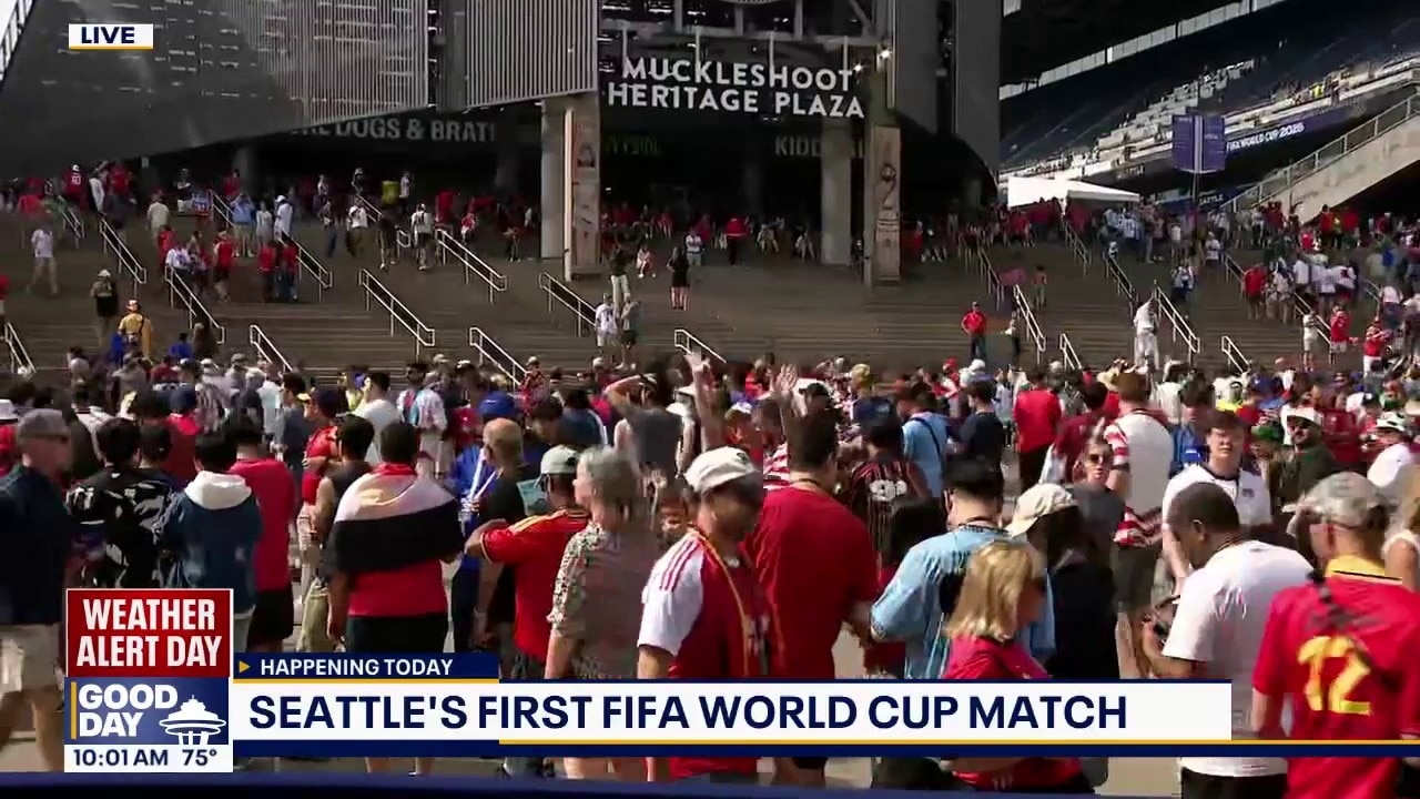 Doors open for Seattle's first FIFA World Cup match