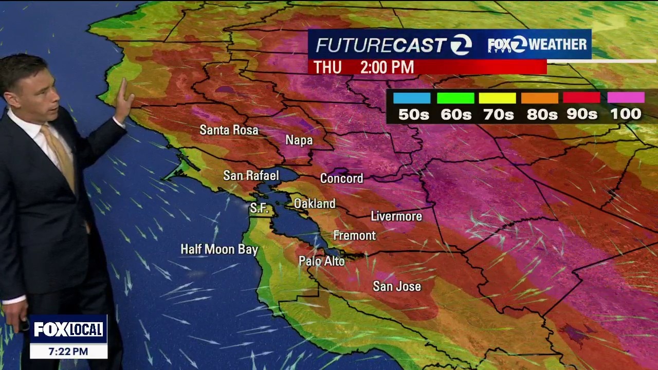 Hot Thursday forecast