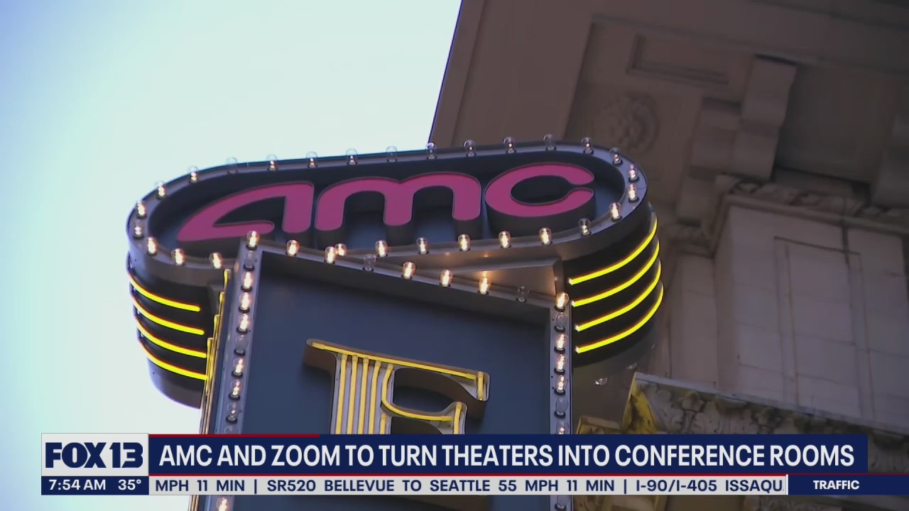 AMC and Zoom to turn theaters into conference rooms