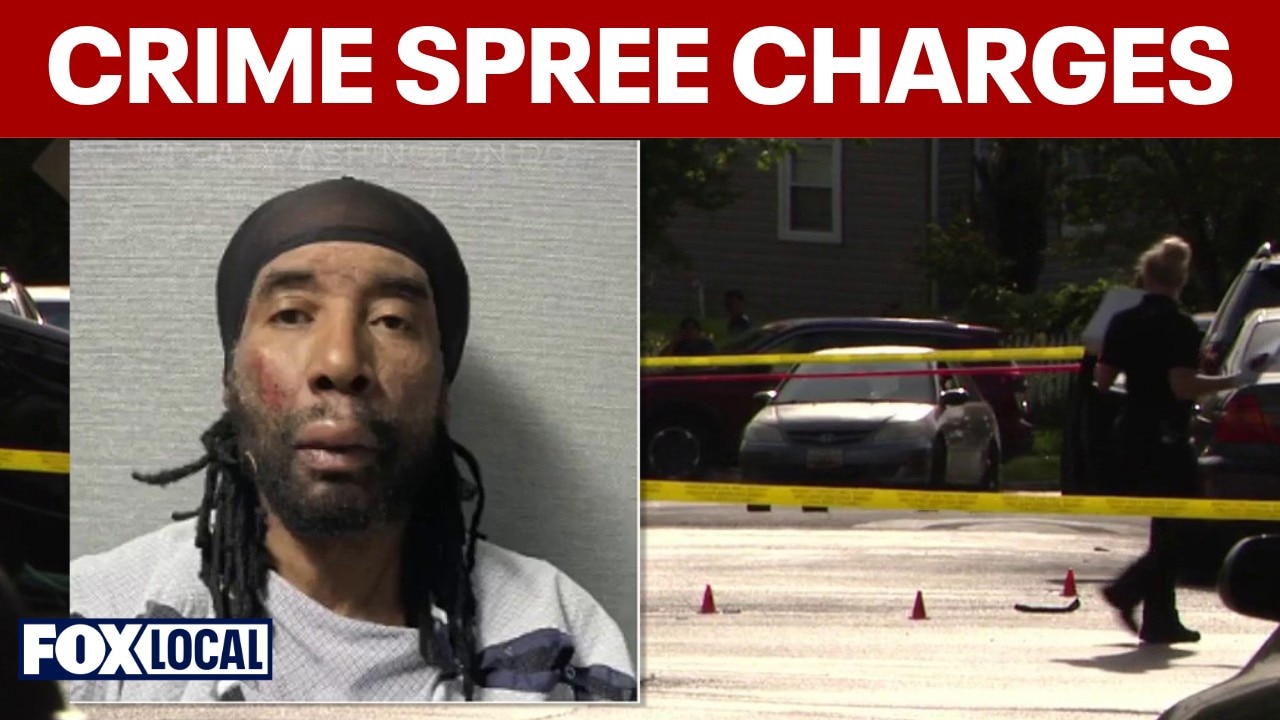 Prince George's County crime spree: Suspect faces 66 charges