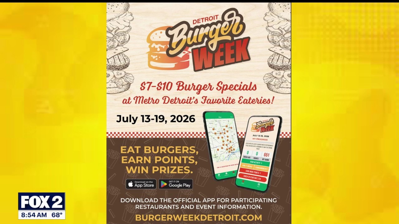Detroit Burger Week July 13-19